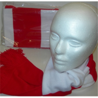Scarf Red-White