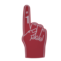 Red Giant Foam Hand Palm
