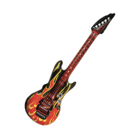Inflatable Guitar With Flame Design