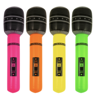 Inflatable Neon Microphone