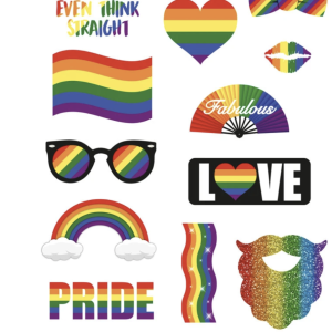 Pride Photo Booth Props